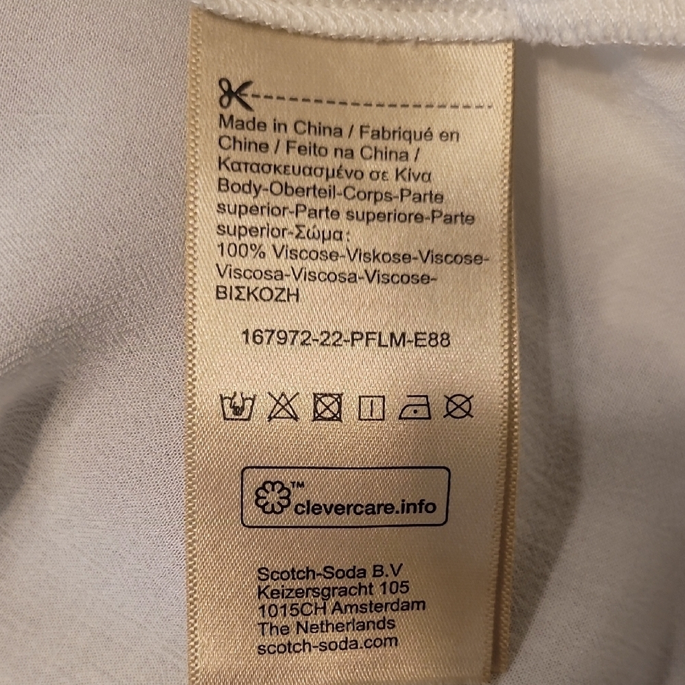 Scotch & Soda White Mini Dress - Picture 6 of 6